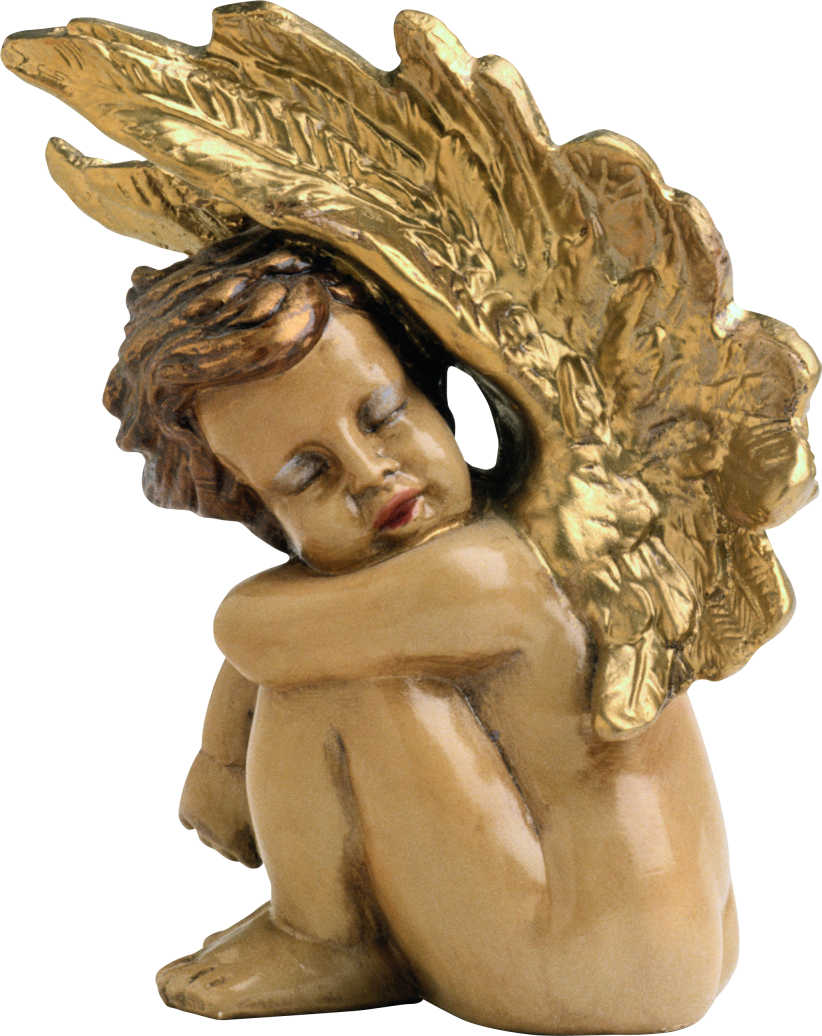 Ангел с золотыми крыльями