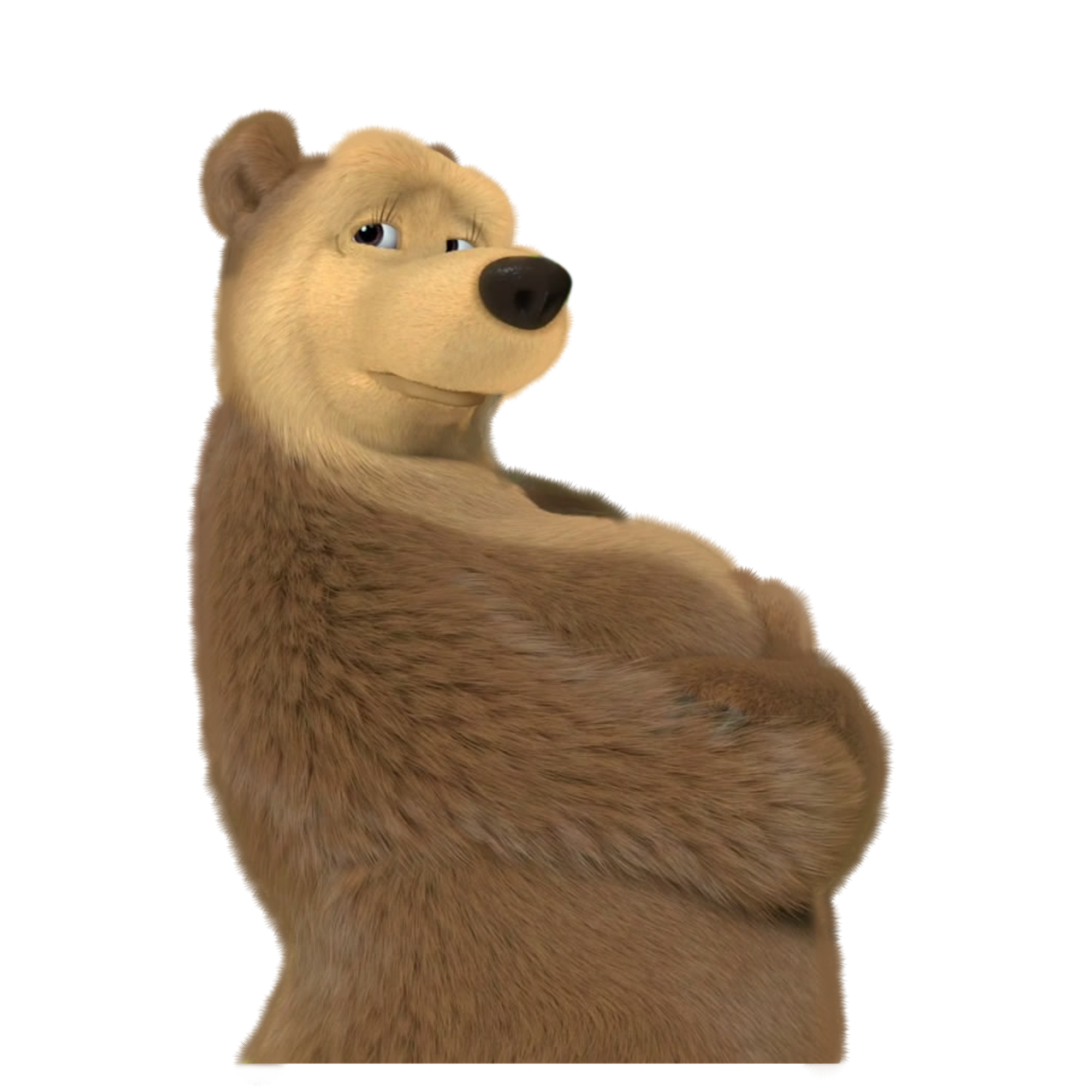 PNG герои из мультфильма Маша и Медведь