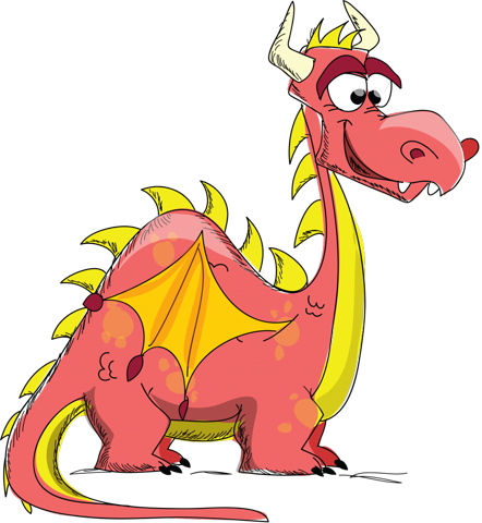 Рисунок дракон для детей