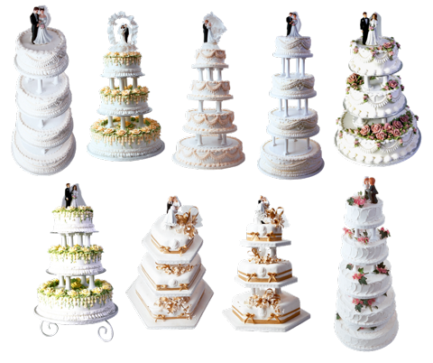 Клипарт свадебные торты