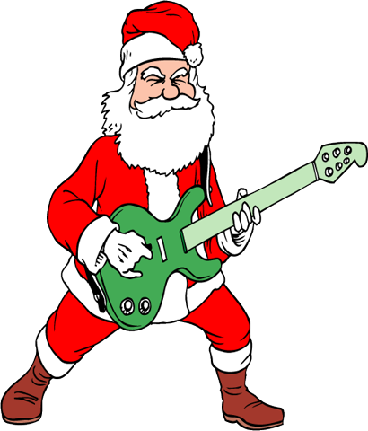 Дед Мороз с гитарой