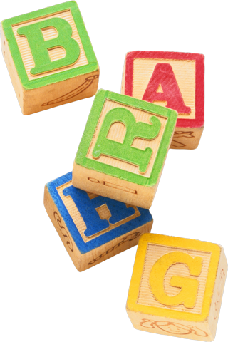 Кубики с буквами