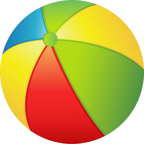 Разноцветный мяч