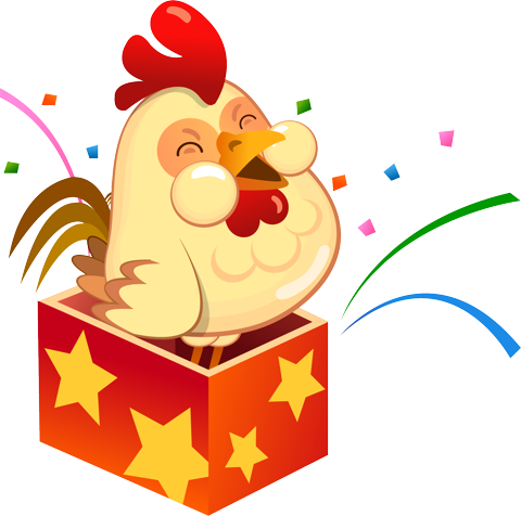 Цыпленок в коробке, подарок