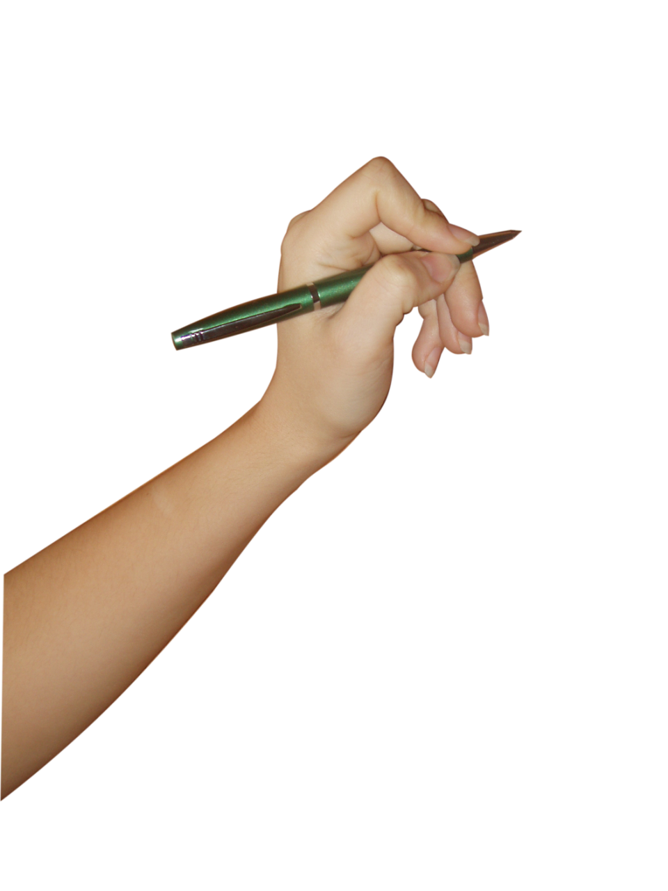 Ручка в женской руке