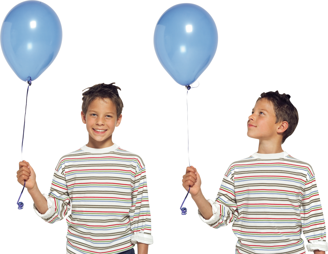 Мальчик с воздушными шариками