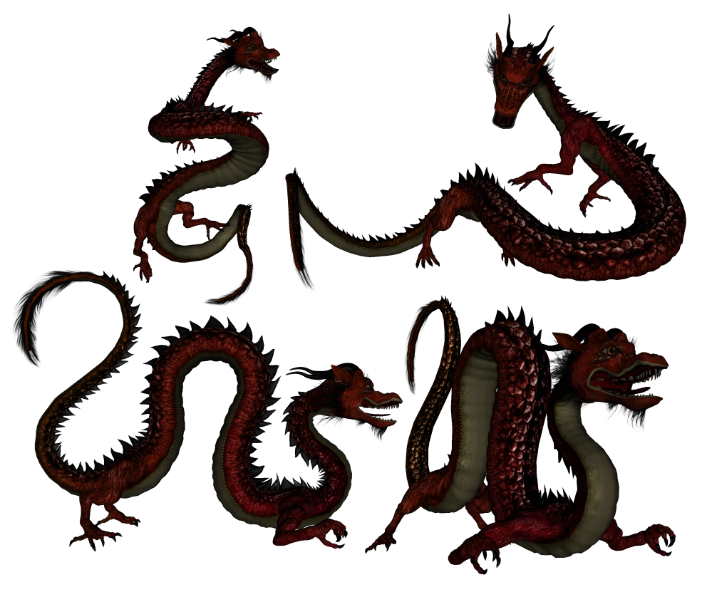Драконы змеевидной формы