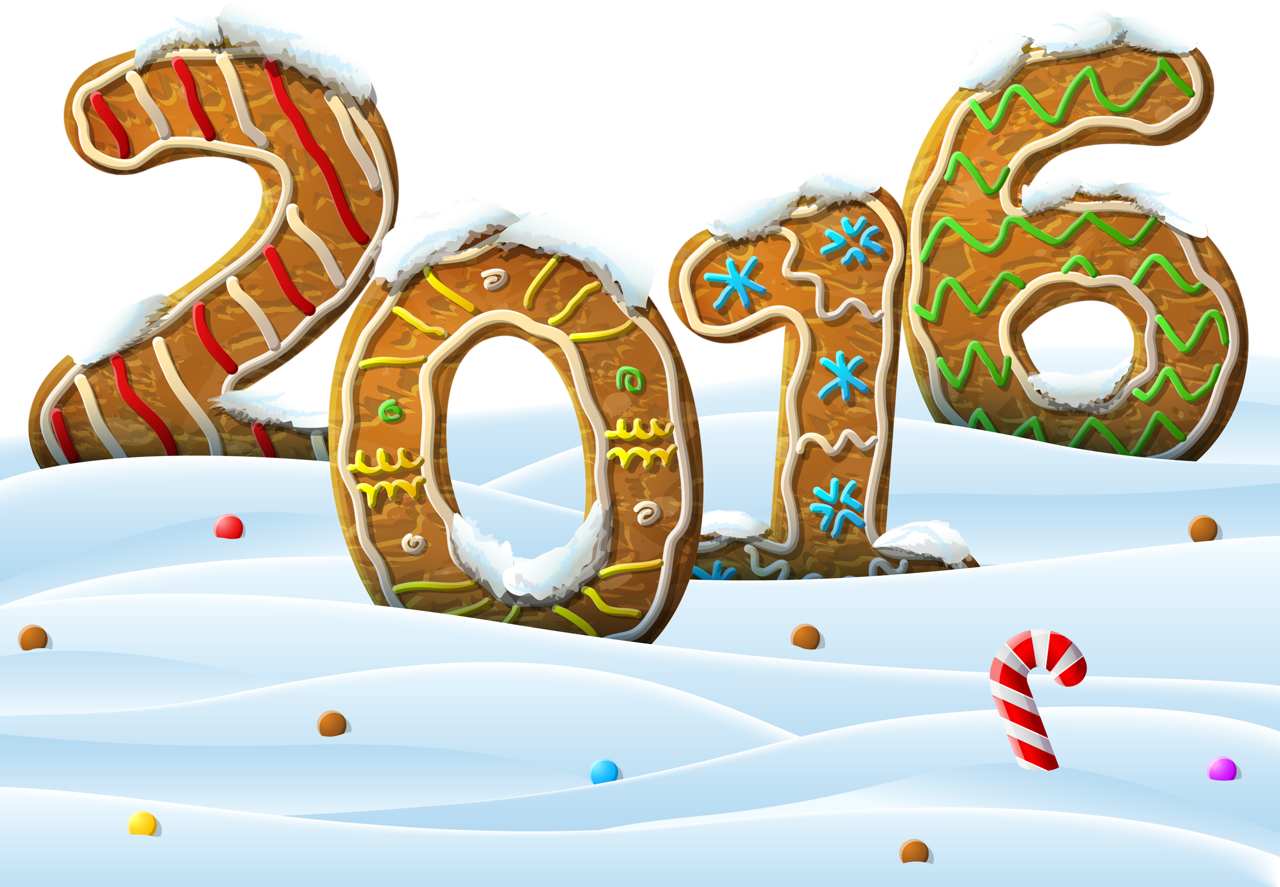 Новогодняя цифра 2016 год
