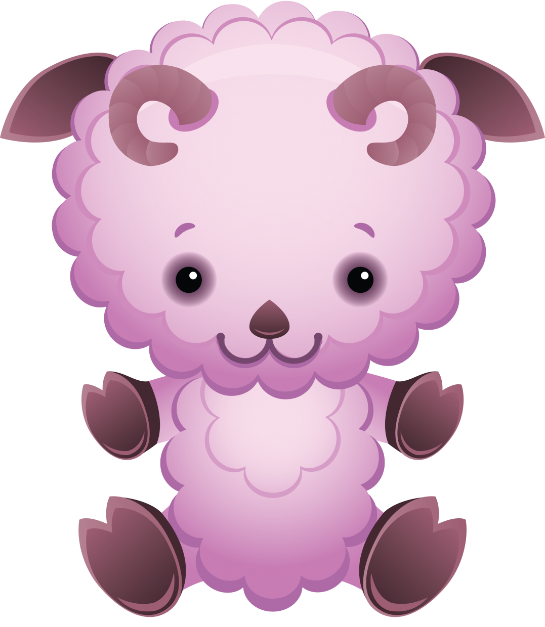Милая овечка - Овцы - Картинки PNG - Галерейка милая