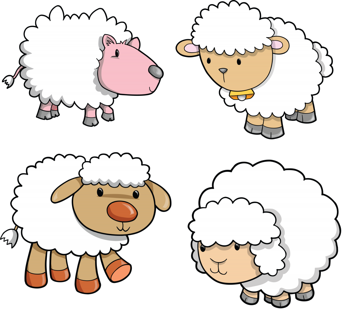 Рисунок с овечками