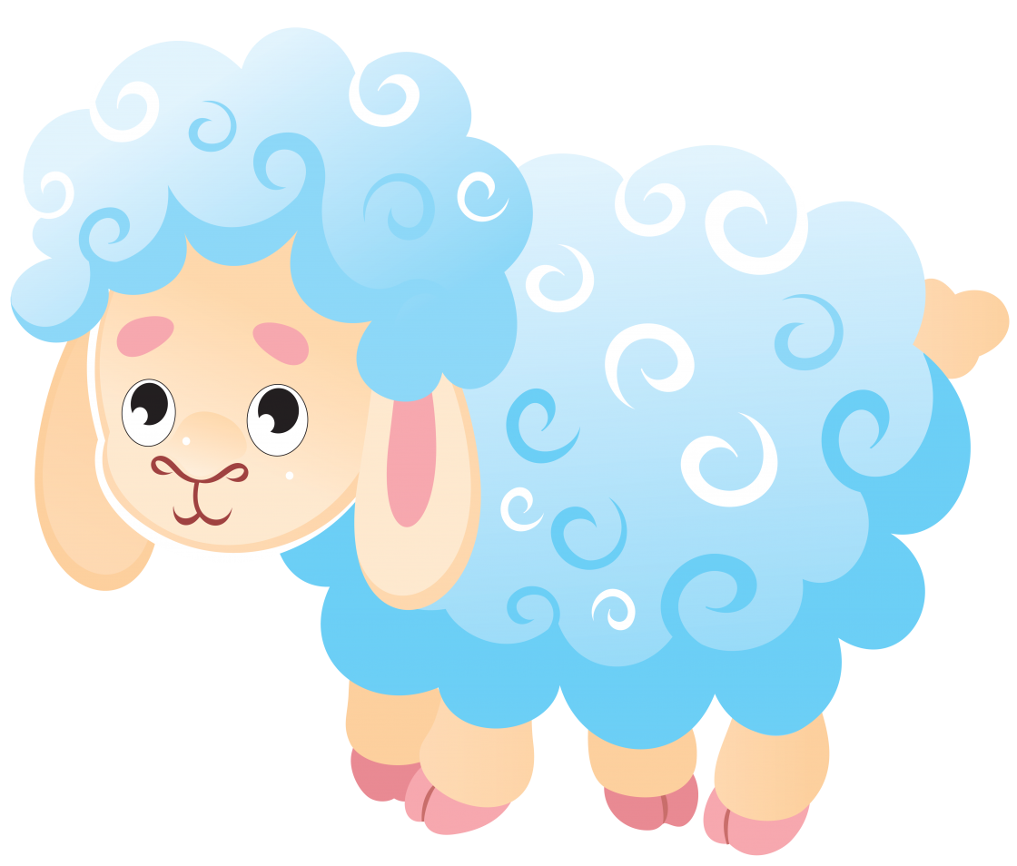 Картинка овечка для детей