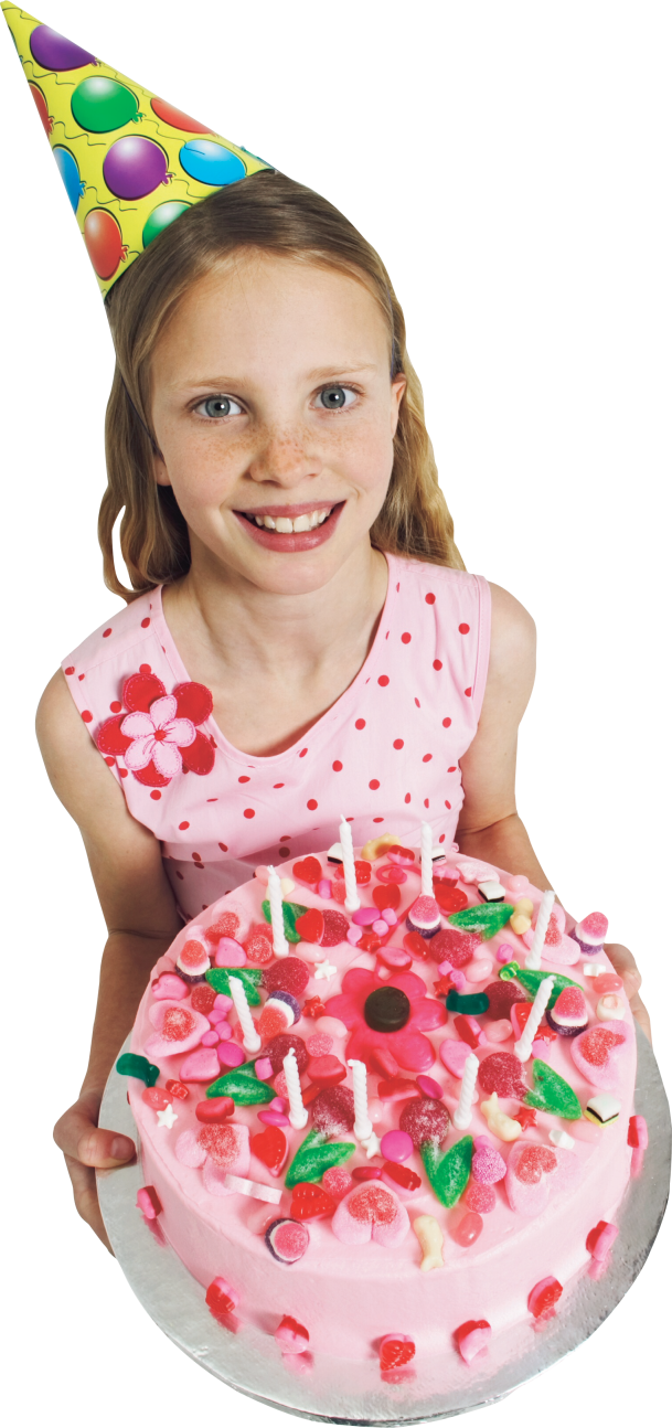 Фото девочка с тортом