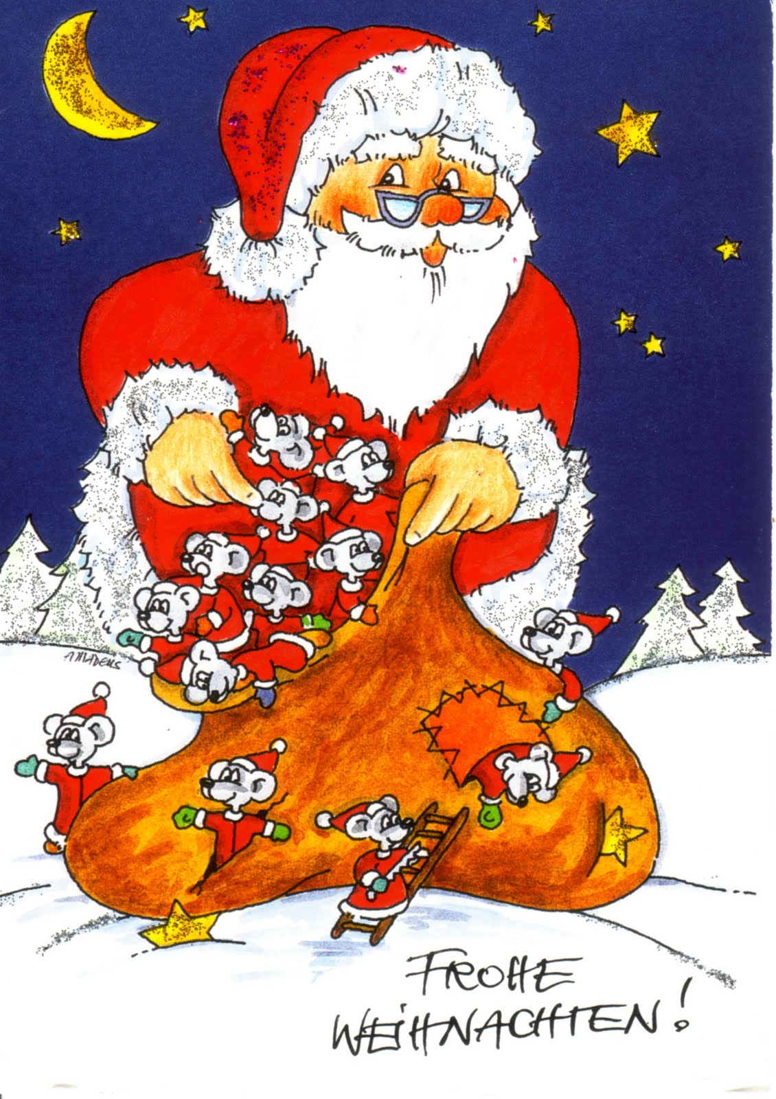 Рисунок Дед Мороз