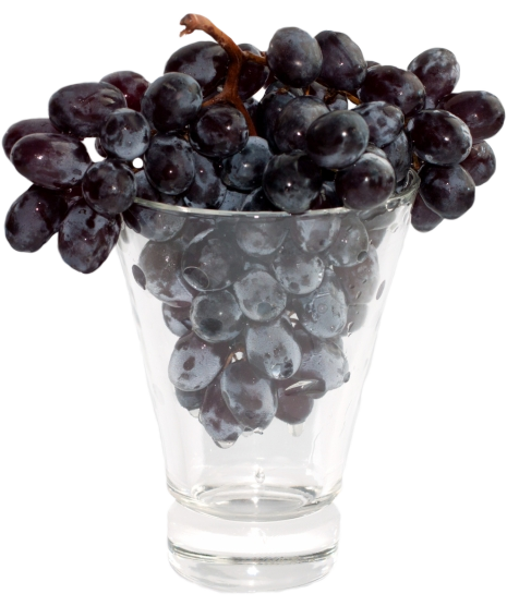 Виноград в стакане