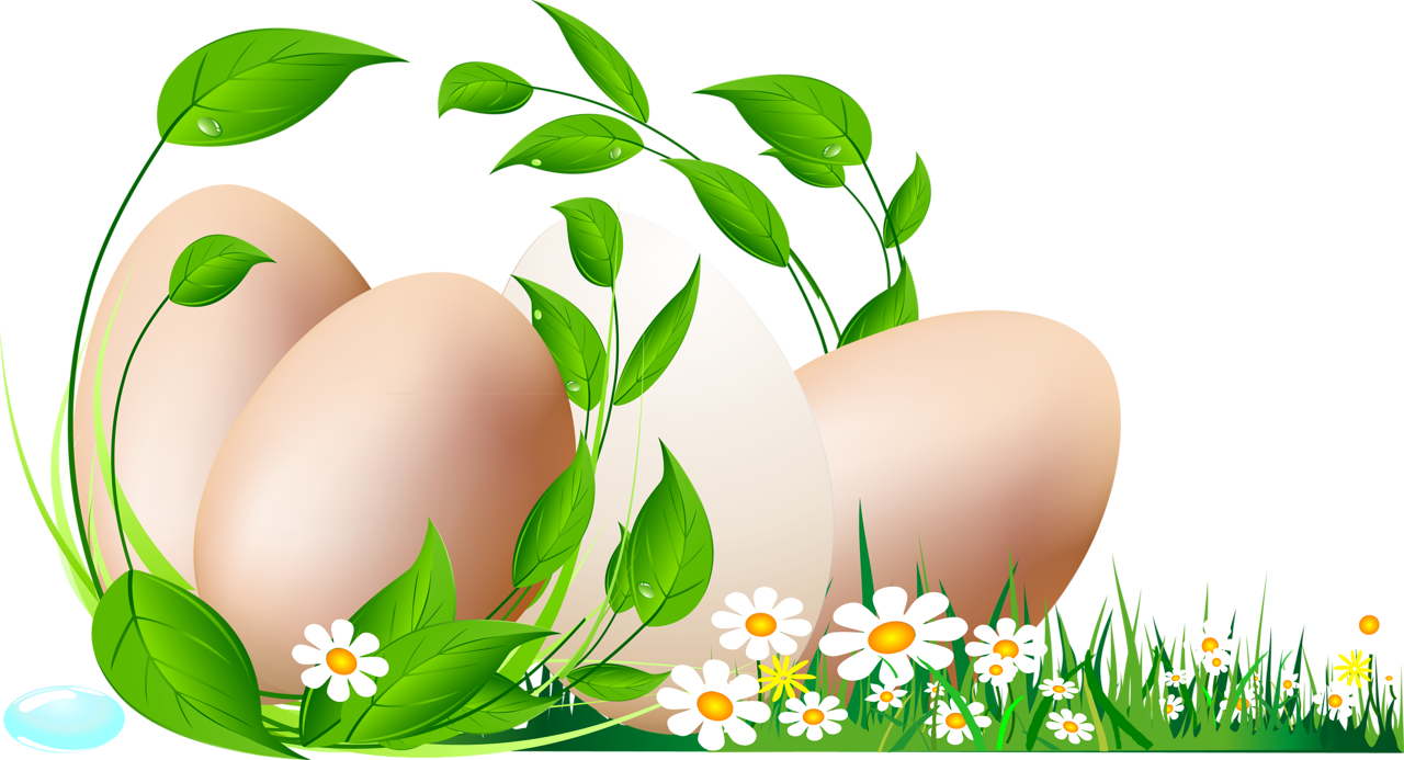 Яйца с цветами