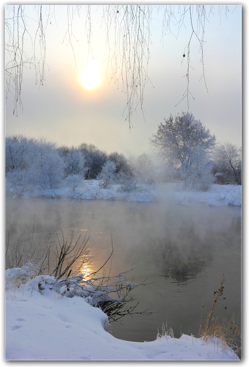 Зима на реке