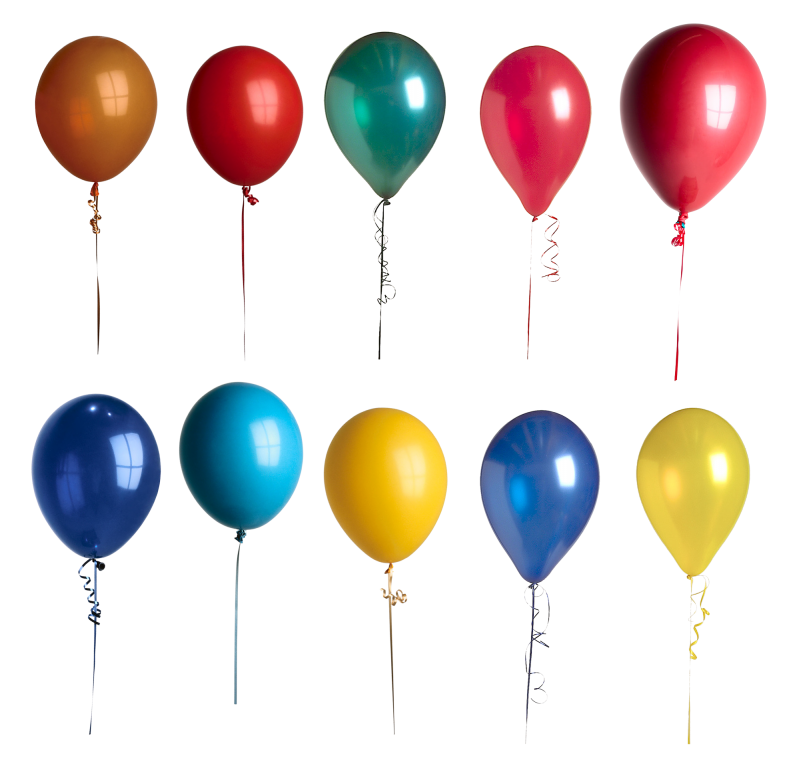 Фото разноцветные воздушные шары