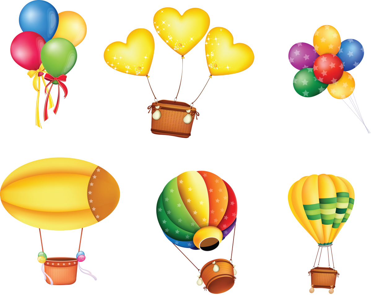 PNG воздушные шары