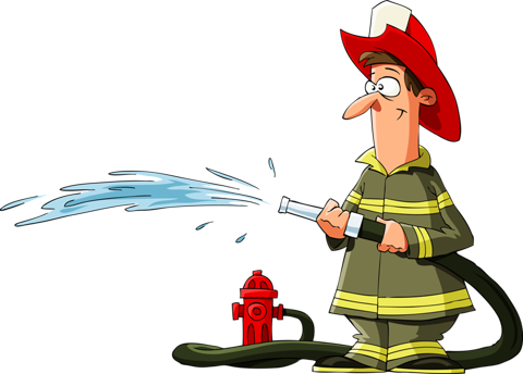 Картинка пожарник