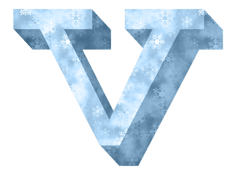Зимний английский алфавит V