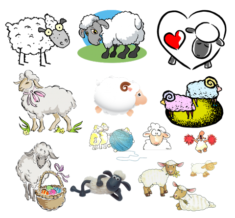Картинки клипарт овцы