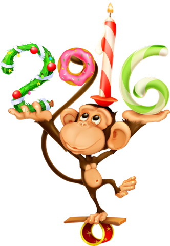 Картинка с обезьяной 2016 год