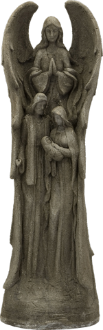 Ангел хранитель, каменная статуэтка