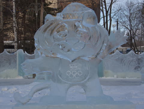 Олимпийский лев Sochi 2014