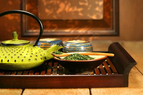 Зеленый чайник, травяной чай