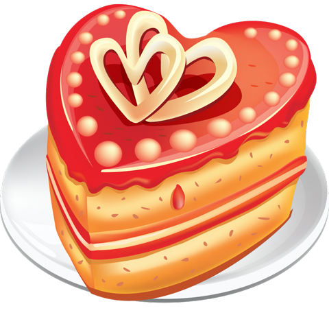 Картинка тортик в виде сердечка
