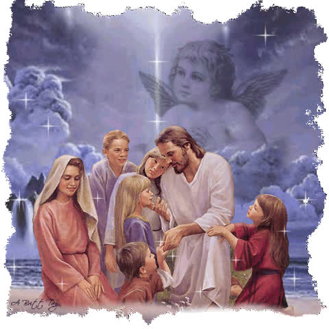 Рождественские картинки, Иисус и дети