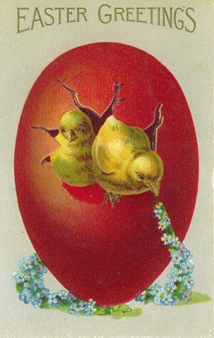 Цыплята в яйце