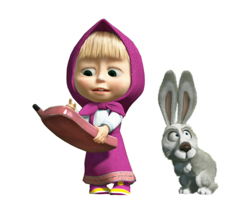 PNG Маша и серый кролик