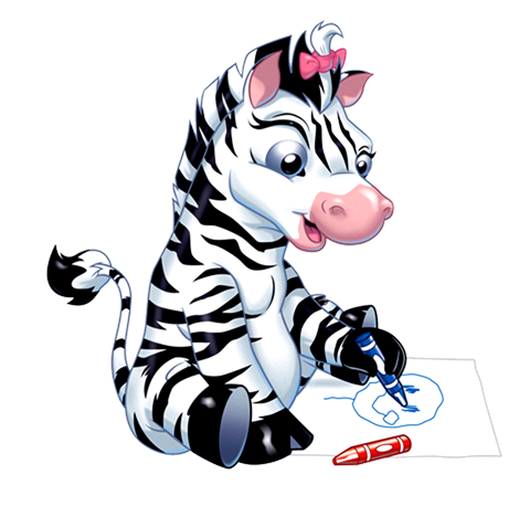 Рисунок зебра