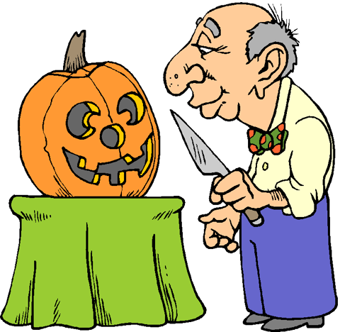Карикатура на тему Хэллоуин