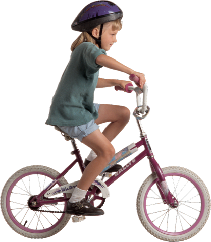 Фото девочка на велосипеде