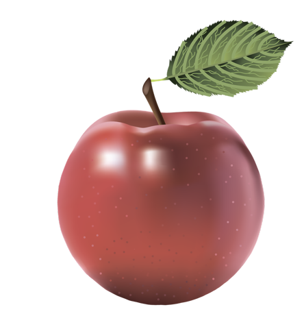 Яблоко необычного цвета