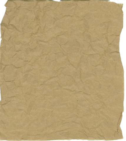 Помятый лист бумаги