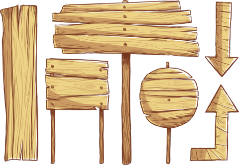 Указатели деревянной структуры
