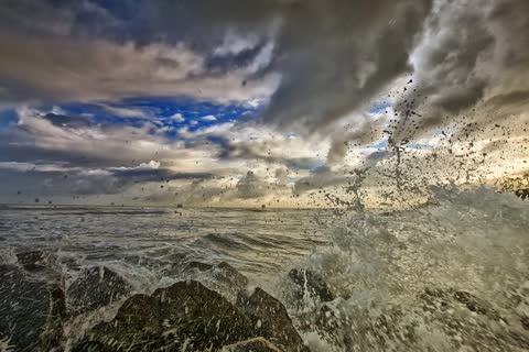 Фото морской бриз, брызги моря